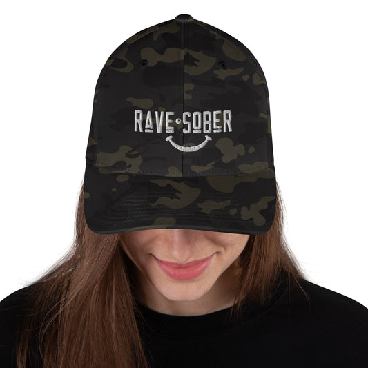 Rave Sober ;) - Fitted Hat